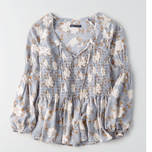 American Eagle Outfitters Tops - New American Eagle Women’s Smocked Flowy Top - XXLarge - Floral